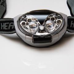 LED headlamp with strap