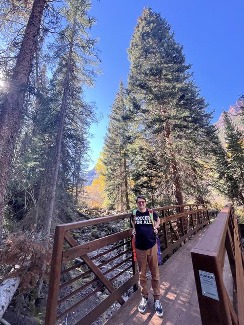 William hiking in Aspen, Colorado